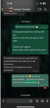 Client Testimonial Proof 4